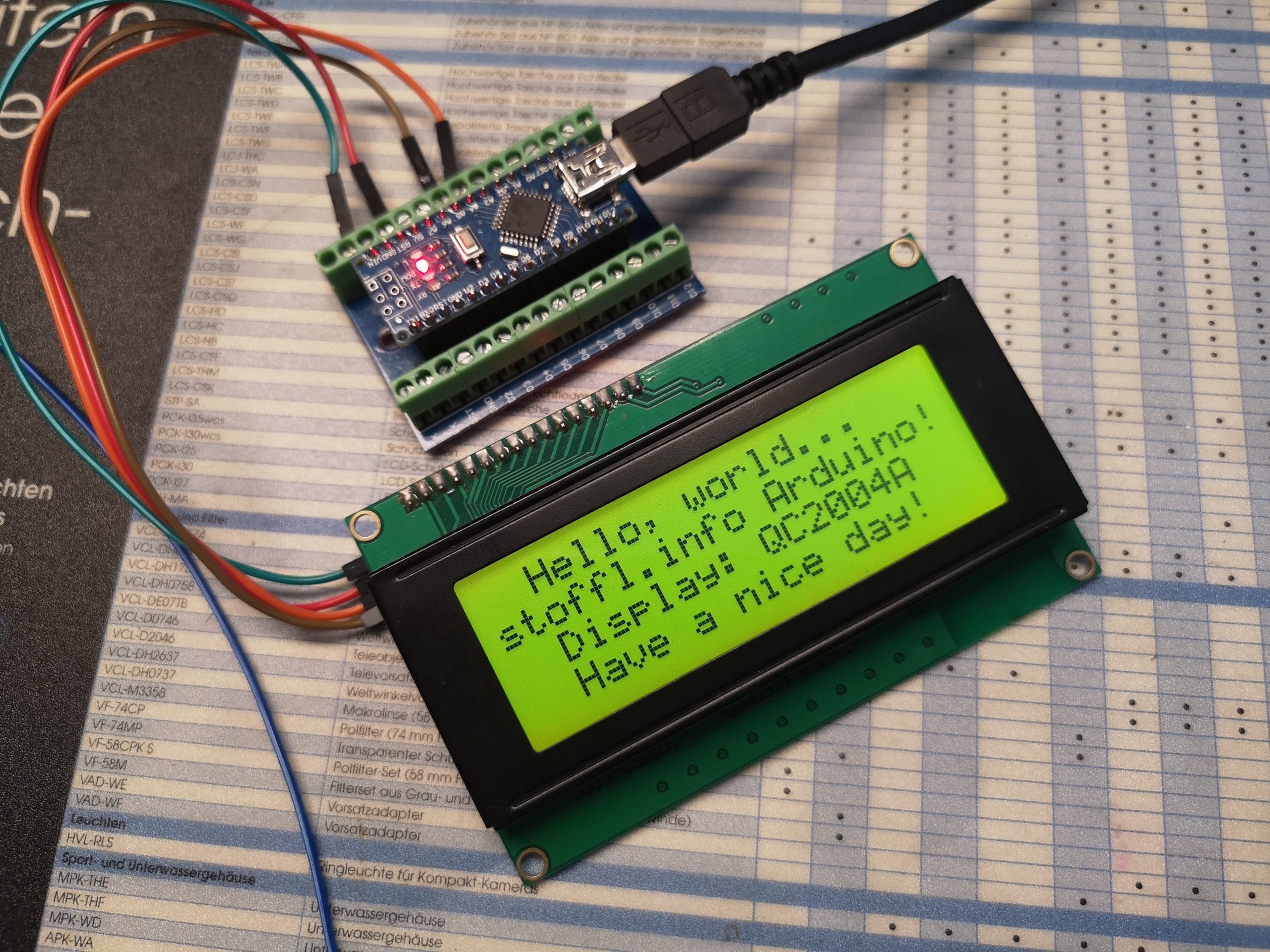 [HOW TO] Arduino LCD Display I2C anschließen